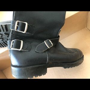 Vintage motorcycle boots